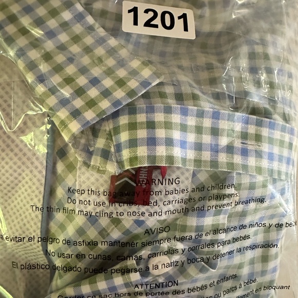 Johnston & Murphy Shirt Men's. Medium Flip cuff XC4 Extreme Comfort Check Plaid - Picture 10 of 12